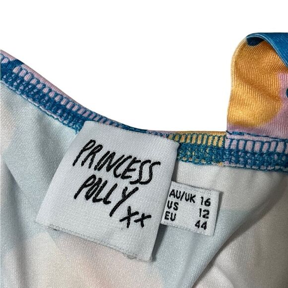 Princess Polly Gracen Mini Dress Blue Floral - Picture 8 of 11